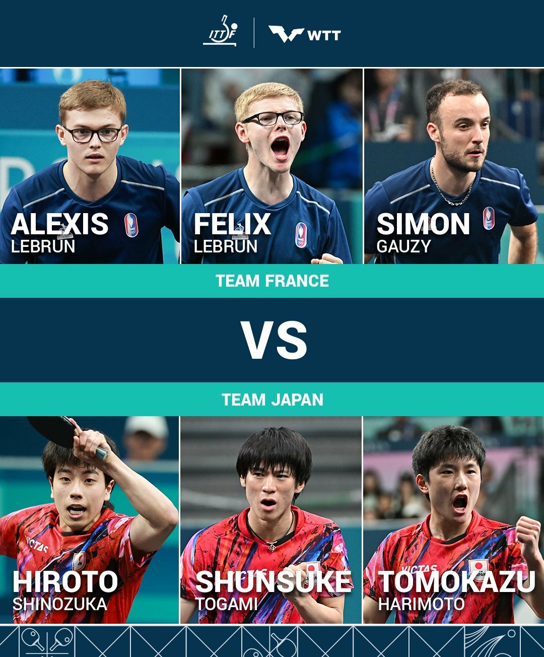 包含法国乒乓球队横扫日本乒乓球队，波尔高光表现的词条